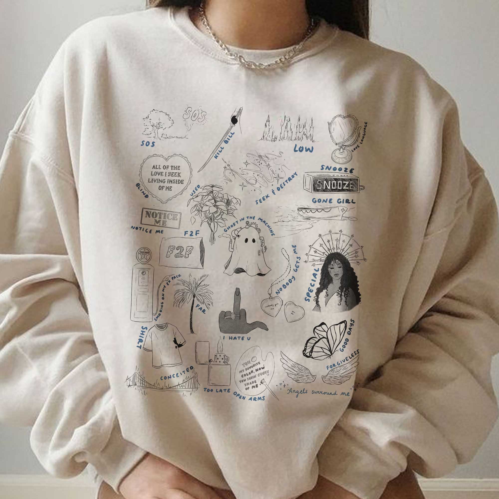 SZA SOS Album Version 8 – Shirt