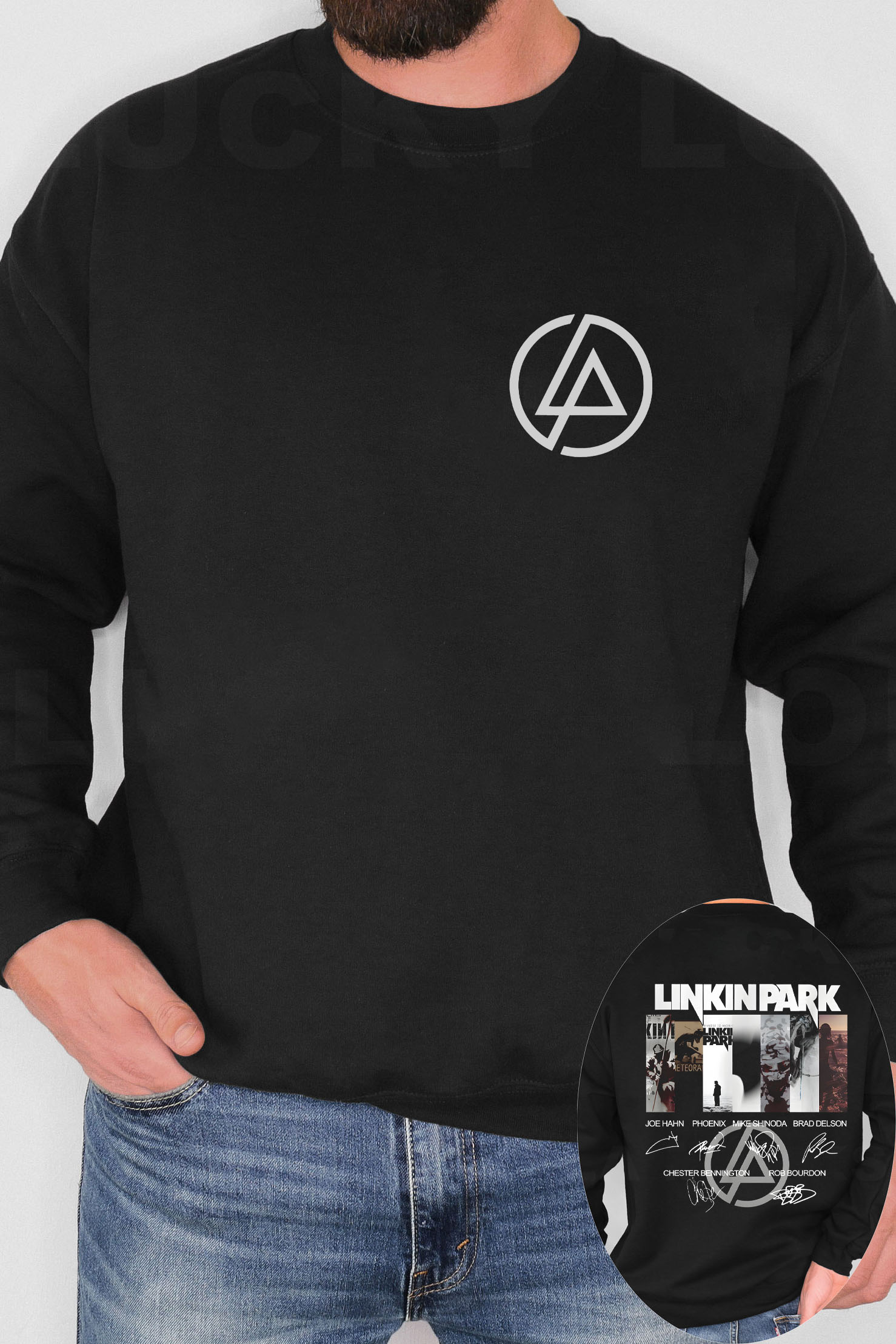 LP Logo Signatures Sweatshirt - Men Sweatshirts