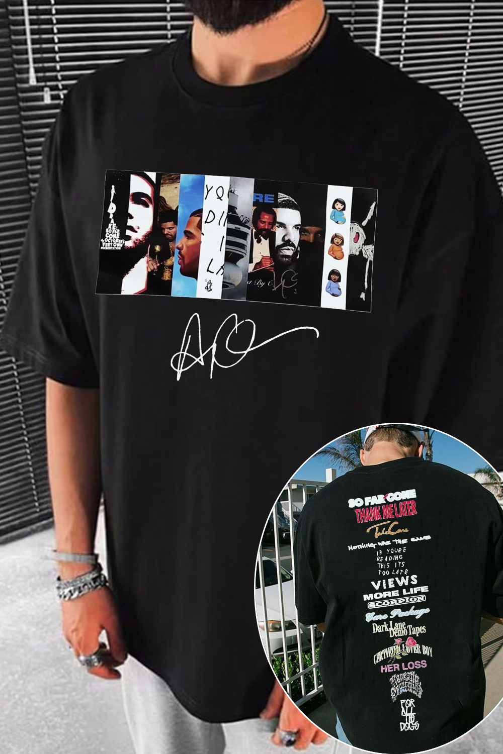 DRAKE crew neck t-shirt