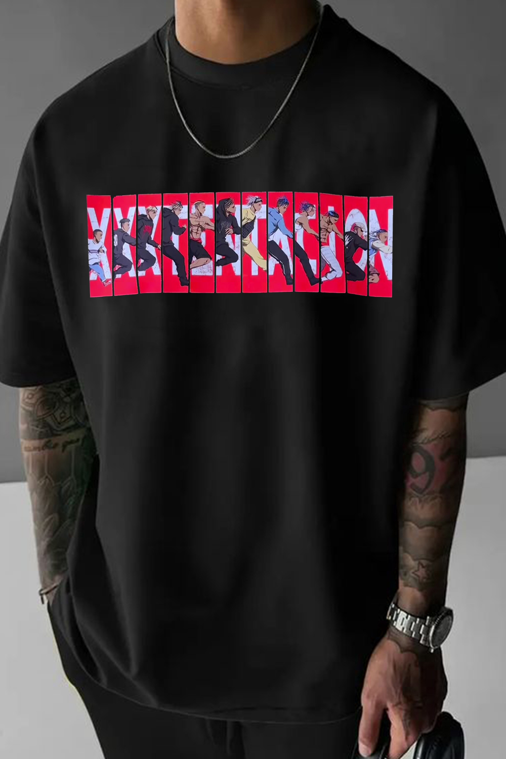 xxxtentacion cartoon fans men's t-shirt