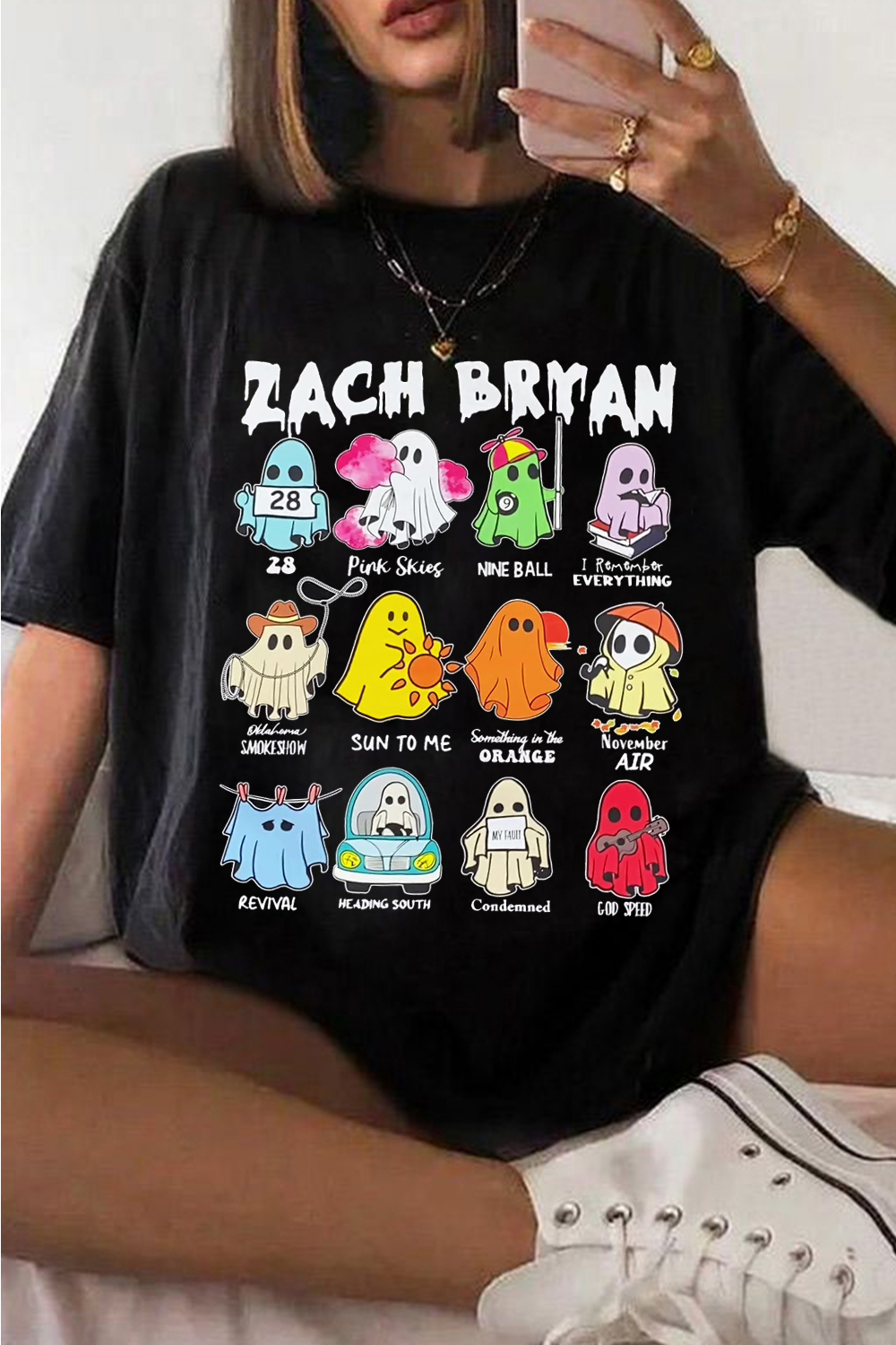 Zach Bryan short-sleeved women's t-shirt