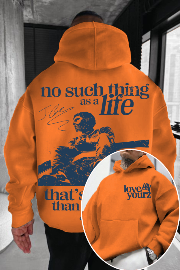 J Cole Hoodie 🔥 Love Yourz Hoodie – No Such Thing As A Life That's Better Than Yourz Vintage Hip Hop Hoodie