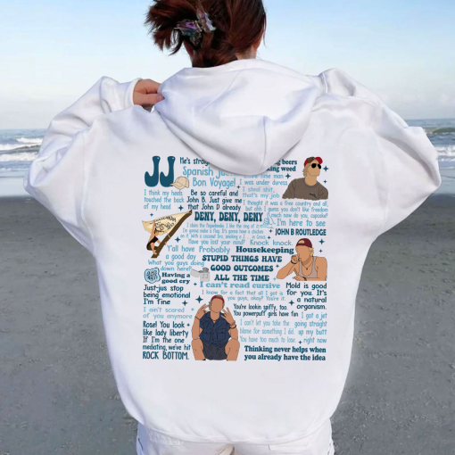 Outer Banks JJ Maybank Saying Lines Version 2 (Only On Back)  Hoodies For Women