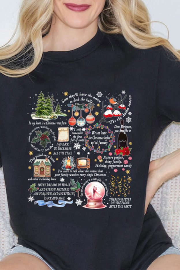 Christmas Unisex Shirt, Taylor Xmas Song