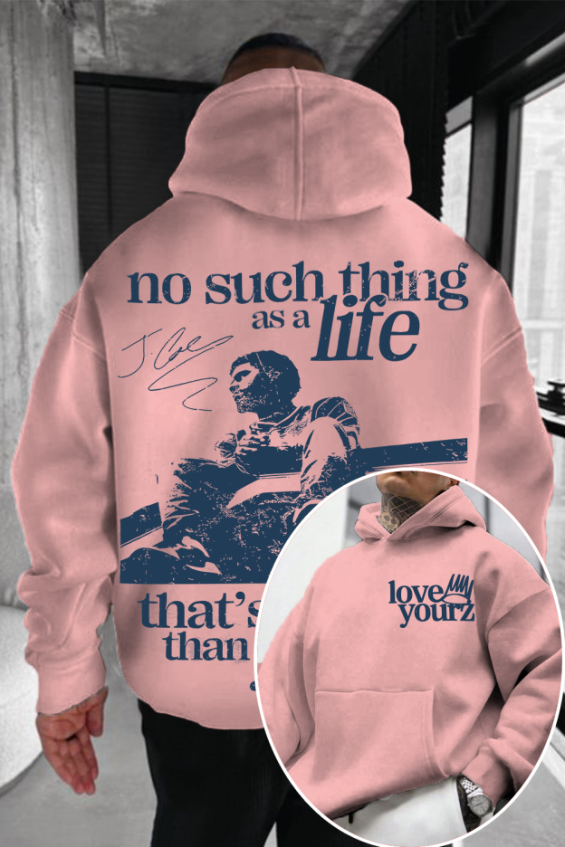J Cole Hoodie 🔥 Love Yourz Hoodie – No Such Thing As A Life That's Better Than Yourz Vintage Hip Hop Hoodie