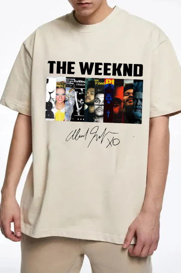 The Weeknd Albums Collection Shirt,Men Vintage The Weeknd Signature Shirt