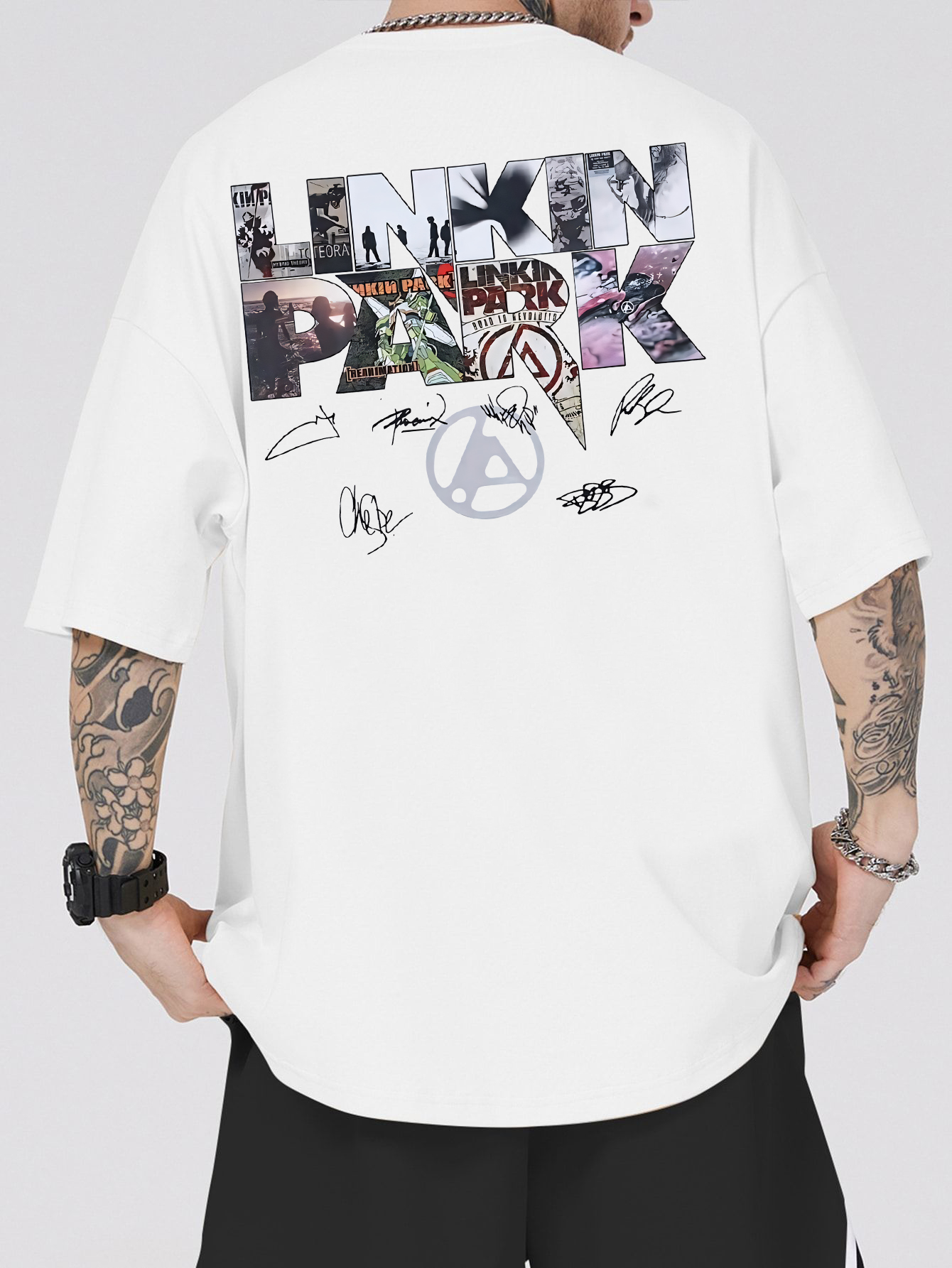 linkin Album Tee Back Side For Men