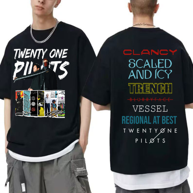 Twenty One Pilots Both Side T-Shirt-MEN
