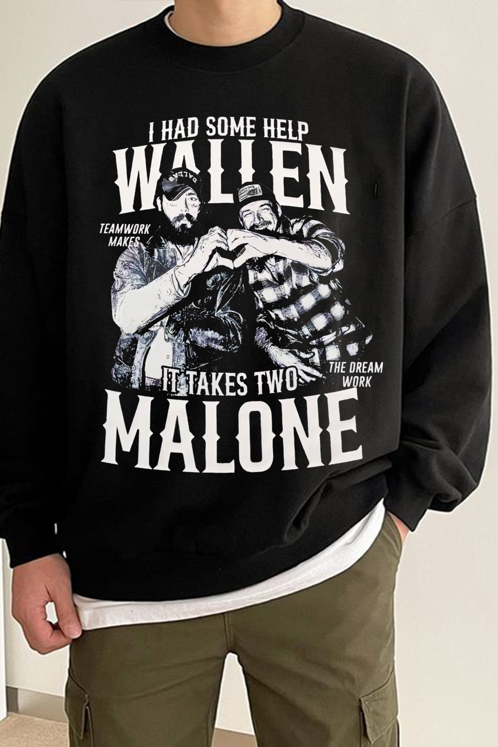 Posty and Morgan crew neck men sweatshirt