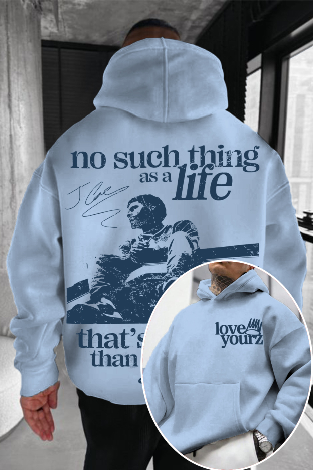 J Cole Hoodie 🔥 Love Yourz Hoodie – No Such Thing As A Life That's Better Than Yourz Vintage Hip Hop Hoodie