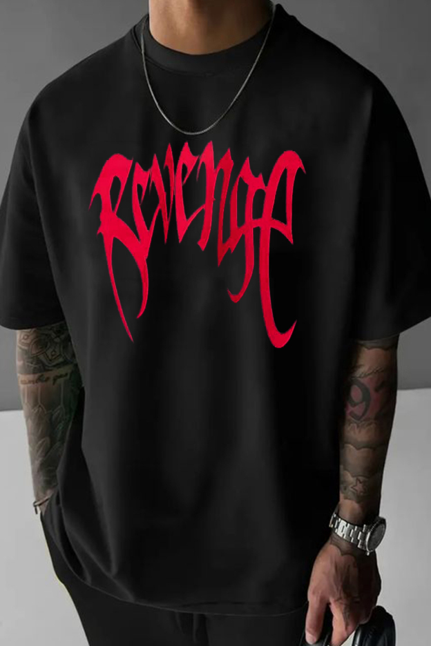 xxxtentacion letter print short-sleeved T-shirt