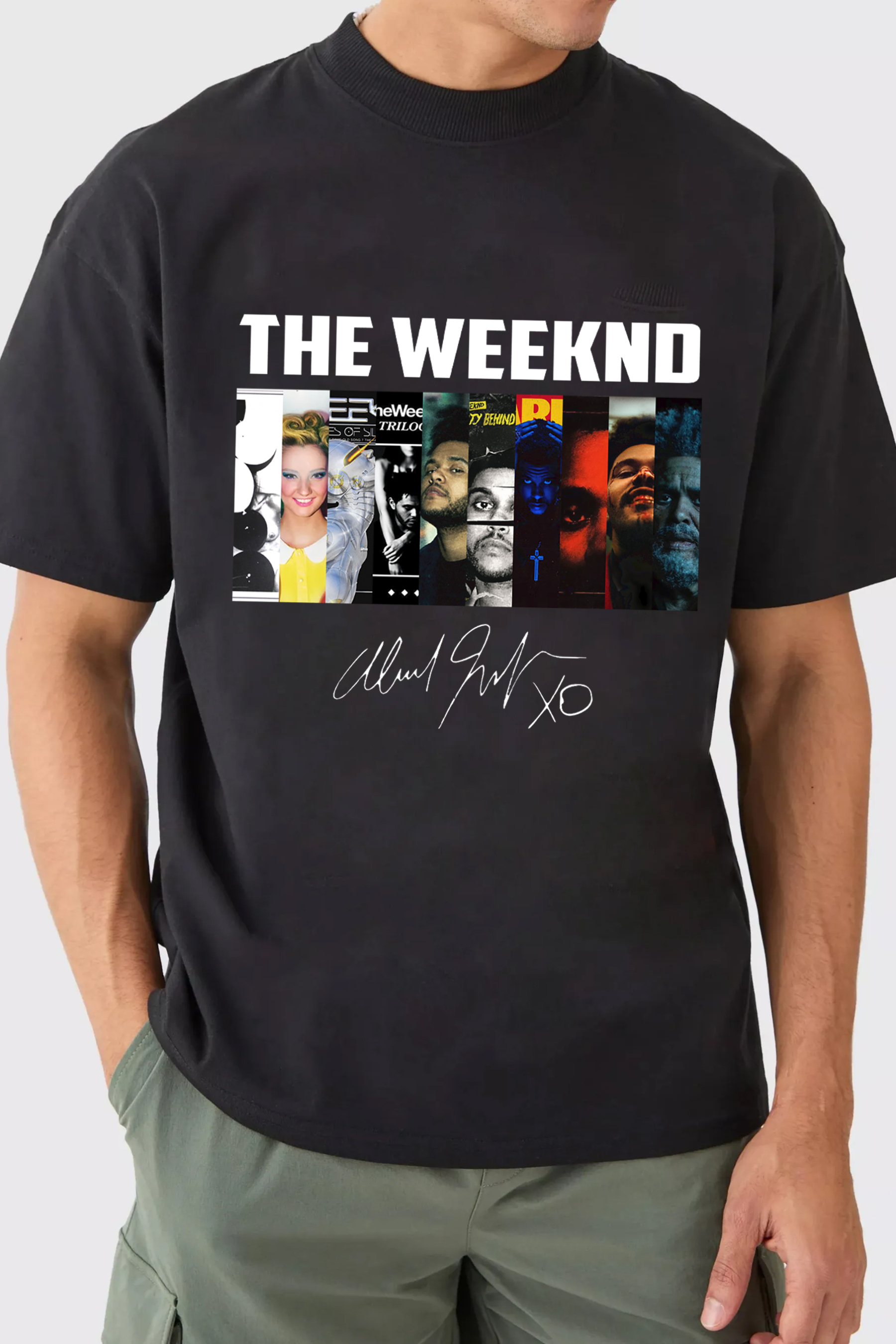 The Weeknd Albums Collection Shirt,Men Vintage The Weeknd Signature Shirt