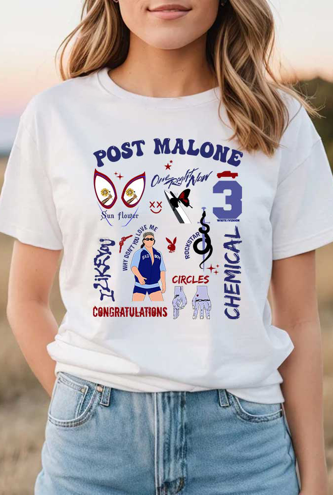 Post Malone Ranking Songs Shirt