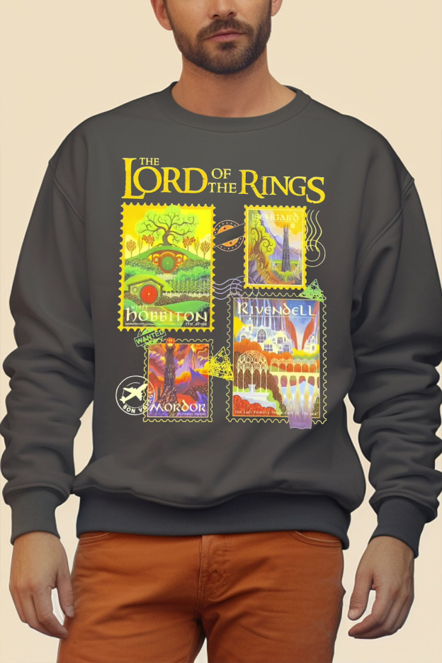 Lord of the Rings stamp men's sweatshirt