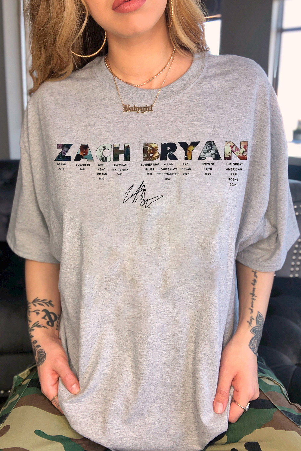 zachbryan short-sleeved women's t-shirt