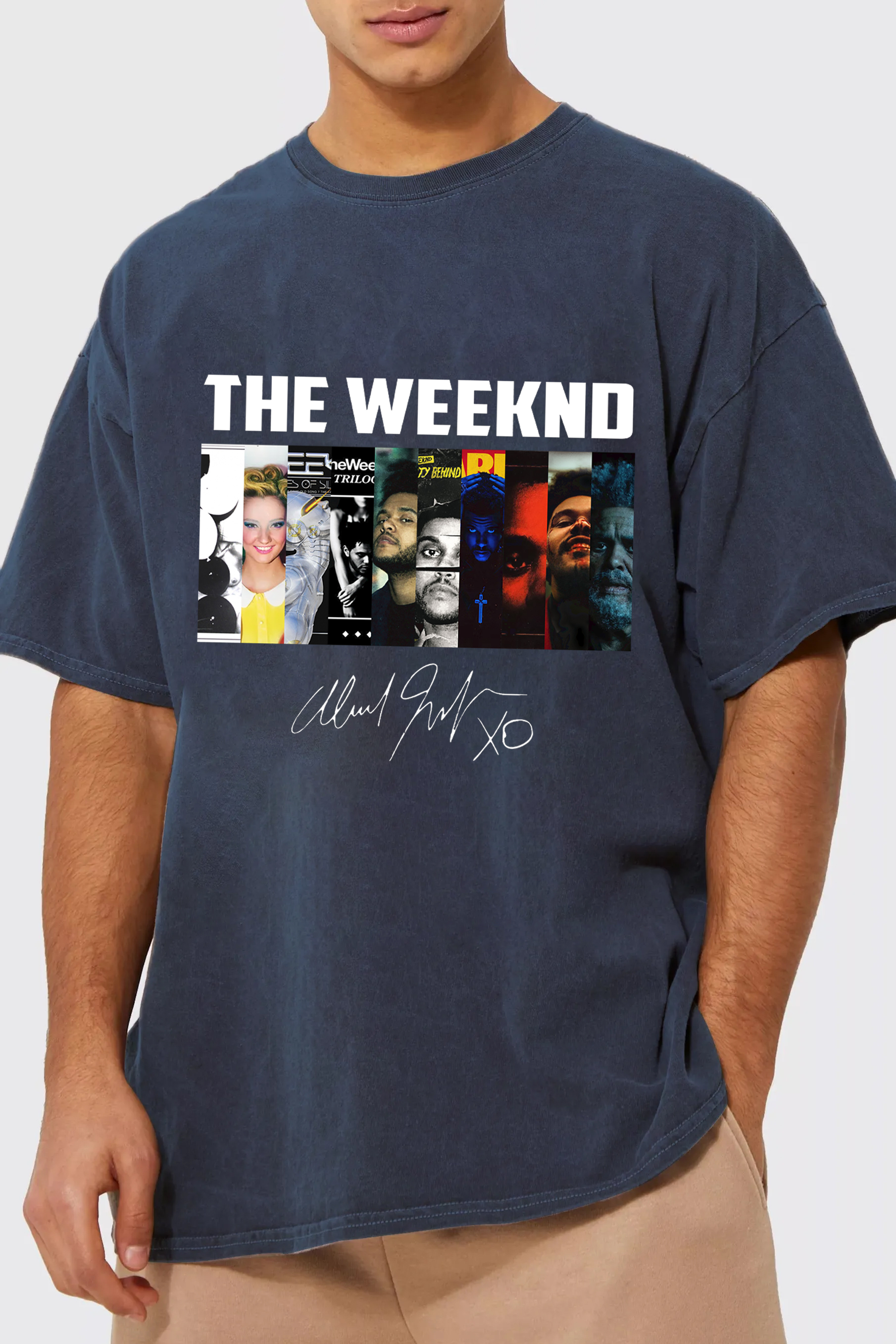 The Weeknd Albums Collection Shirt,Men Vintage The Weeknd Signature Shirt