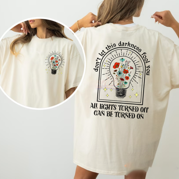 2 Sided All Lights Turned Off Can Be On Noah Kahan Call Your Mom Tshirt