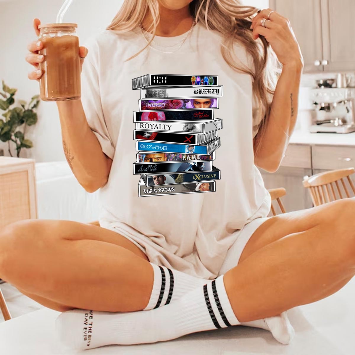 Chris Brown Albums Disks Unisex T-shirt