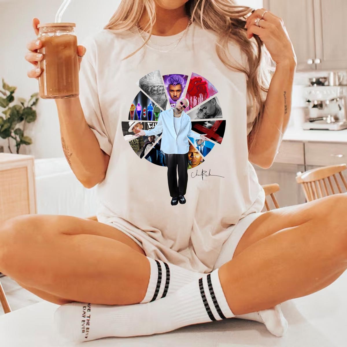 Chris Brown Breezy Albums Disk Unisex T-shirt