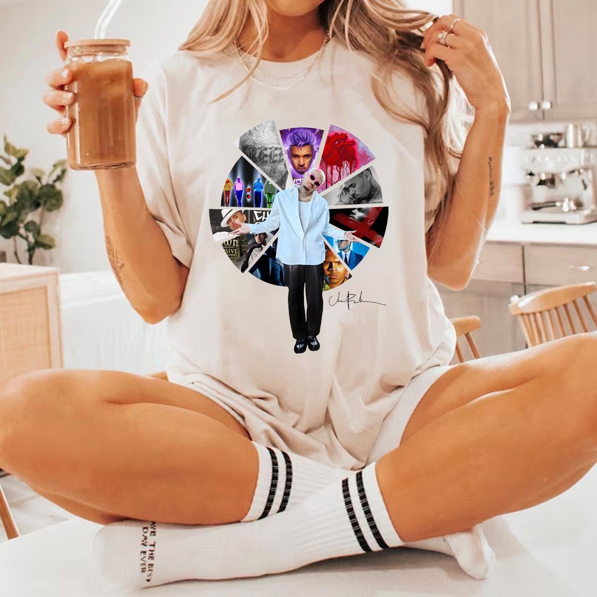 Chris Brown Breezy Albums Disk Unisex T-shirt