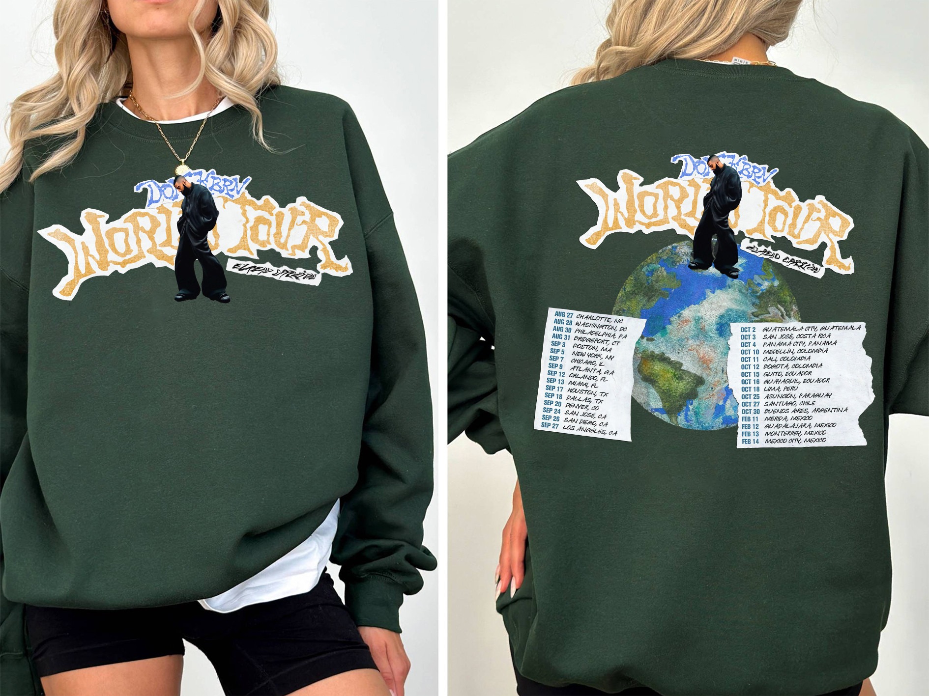 DON KBRN Tour 2025 Shirt, Eladio Carrión  Sweatshirt