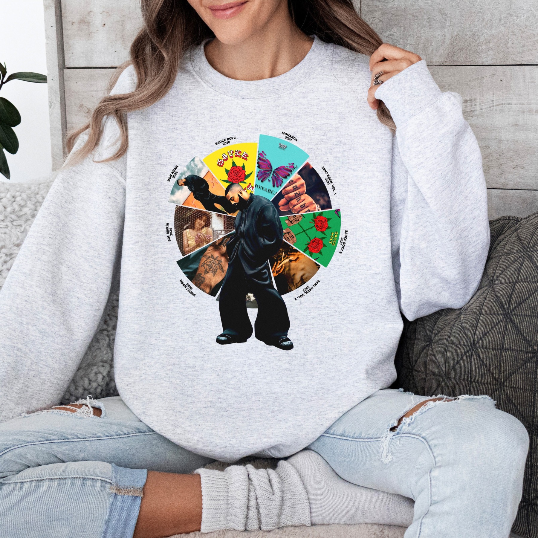 Graphic Eladio Shirt, Eladio Carrión Sweatshirt 