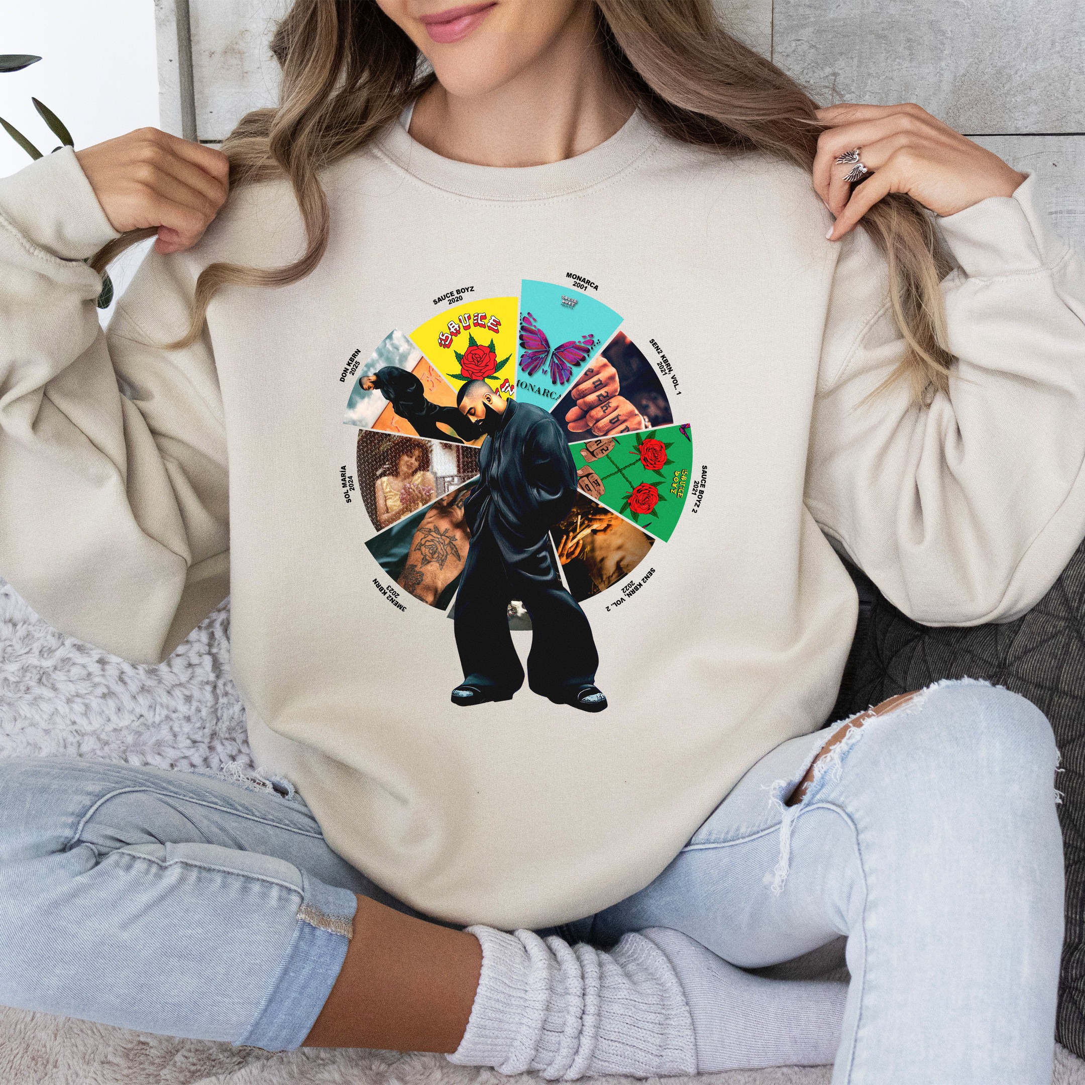 Graphic Eladio Shirt, Eladio Carrión Sweatshirt 