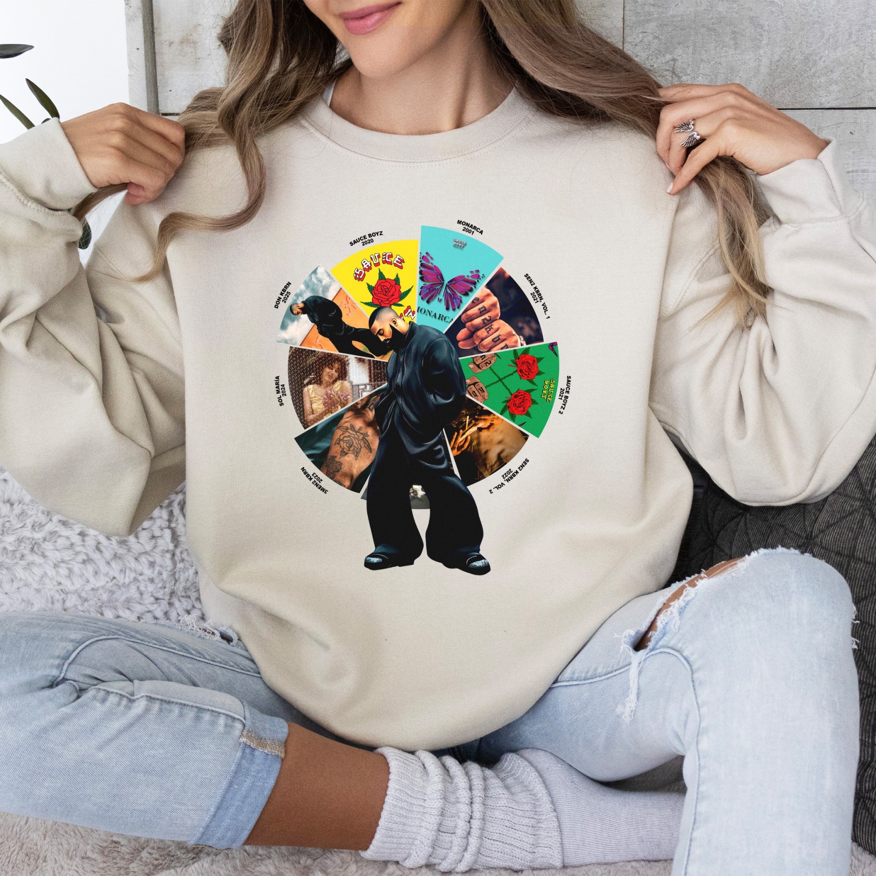 Graphic Eladio Shirt, Eladio Carrión Sweatshirt 