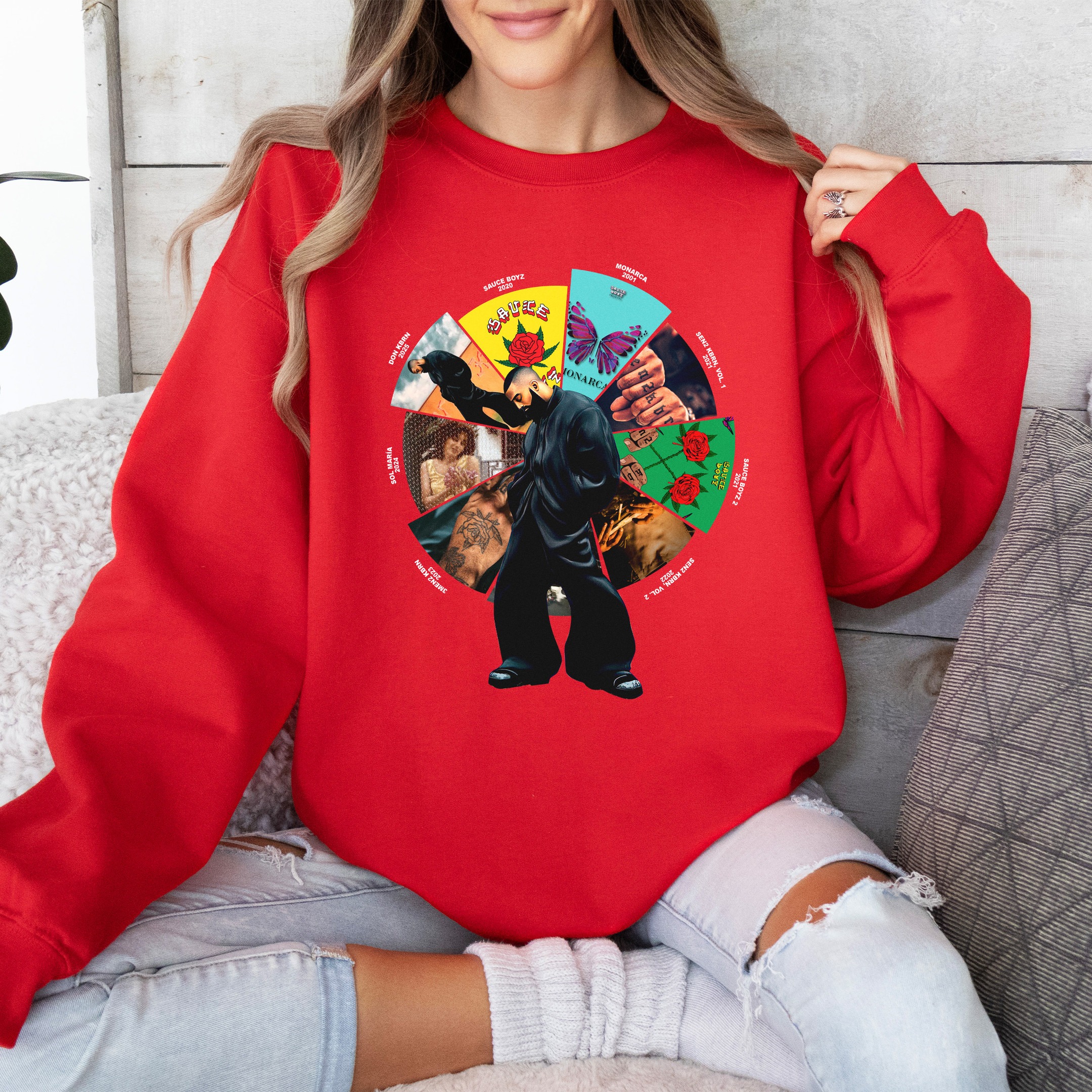 Graphic Eladio Shirt, Eladio Carrión Sweatshirt 