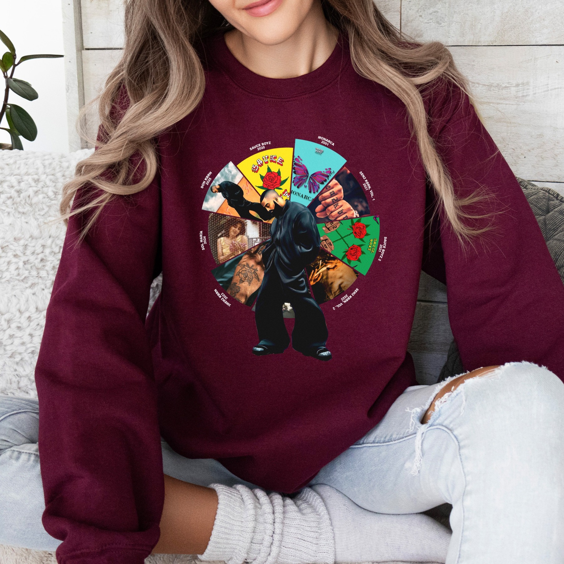 Graphic Eladio Shirt, Eladio Carrión Sweatshirt 