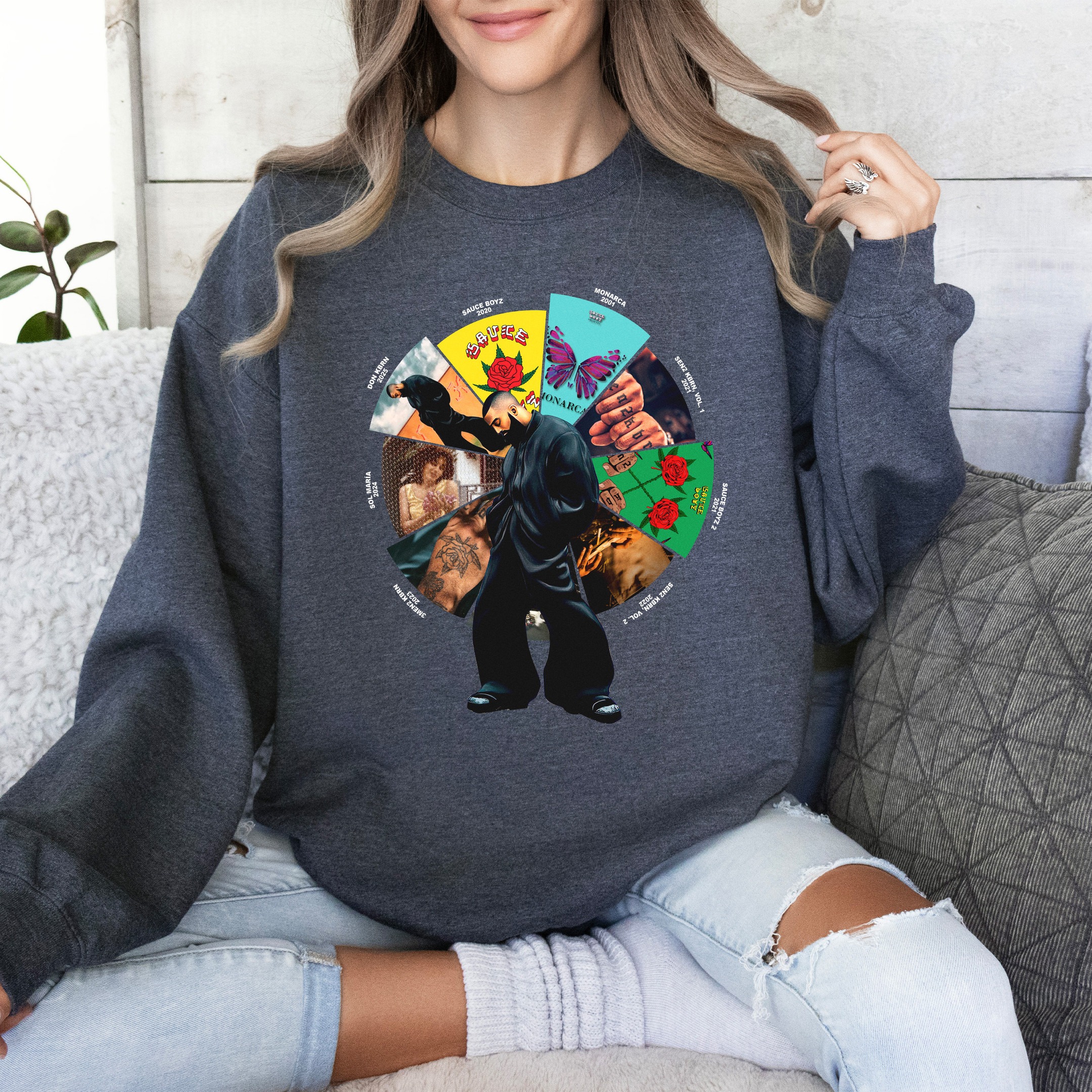 Graphic Eladio Shirt, Eladio Carrión Sweatshirt 