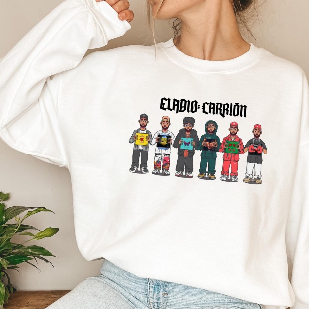 Chibi Art Eladio Carrión Shirt, Eladio Carrión Sweatshirt