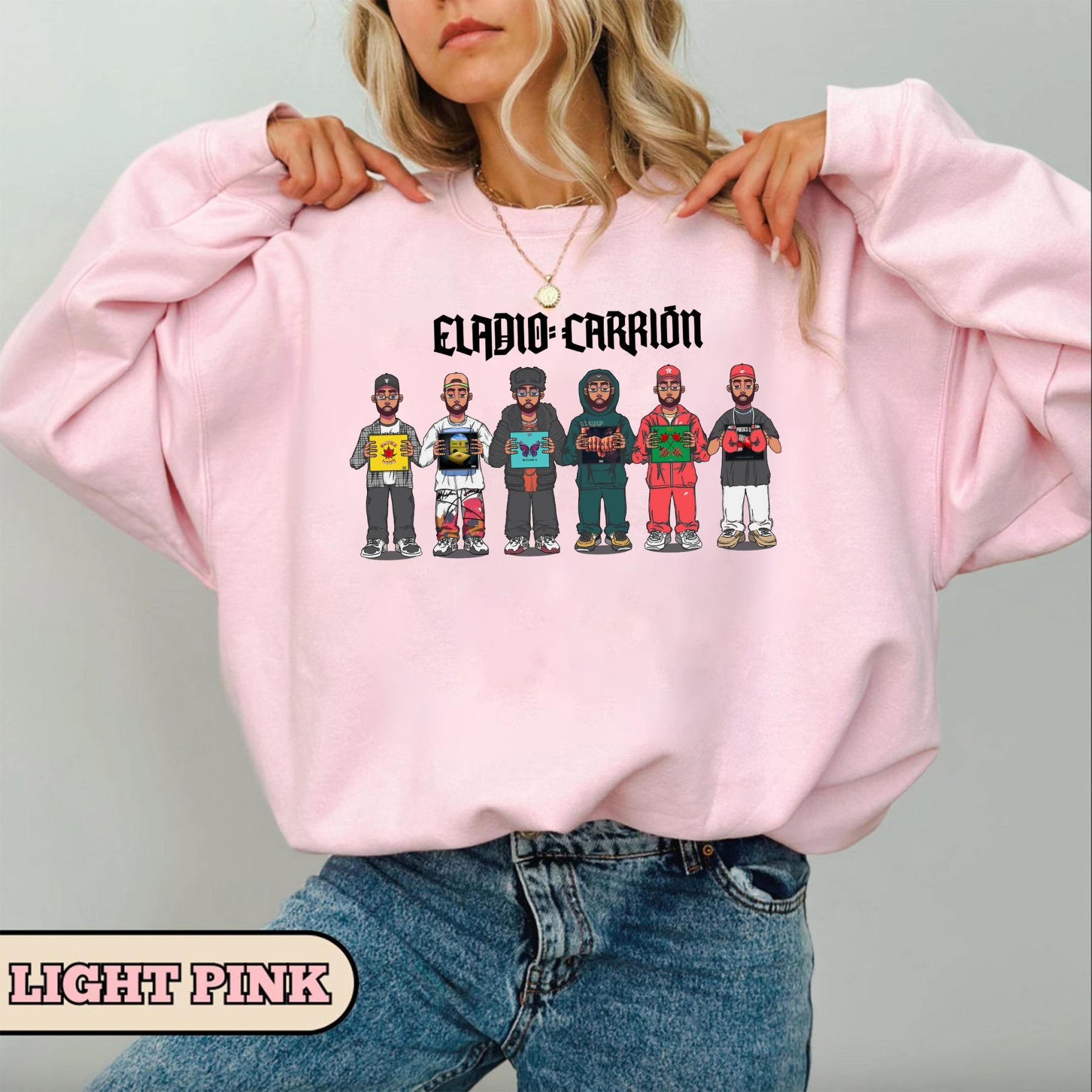 Chibi Art Eladio Carrión Shirt, Eladio Carrión Sweatshirt