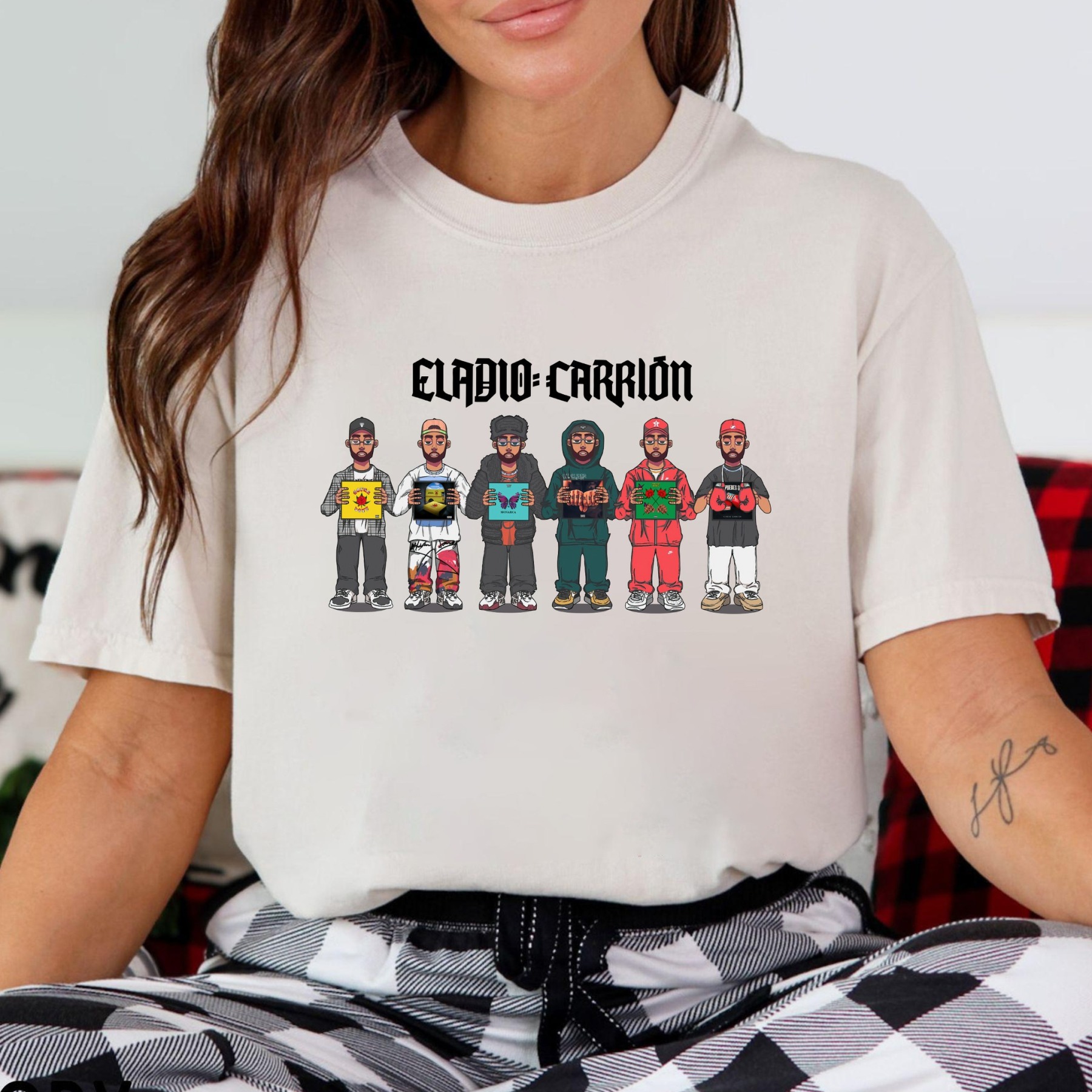 Chibi Art Eladio Carrión Shirt, Eladio Carrión T-Shirt