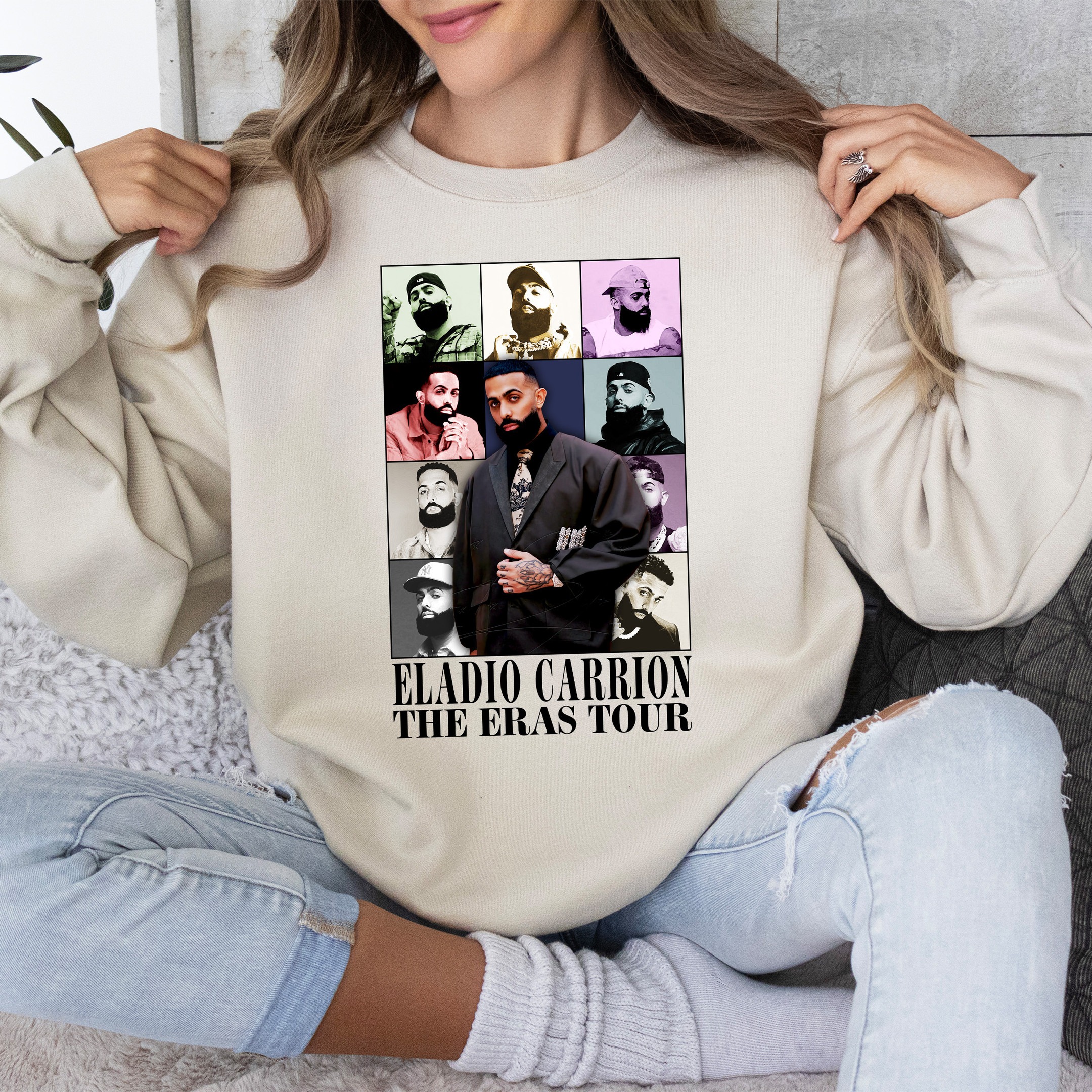 Eladio Carrión The Eras Tour Version Shirt, Eladio Carrión Sweatshirt
