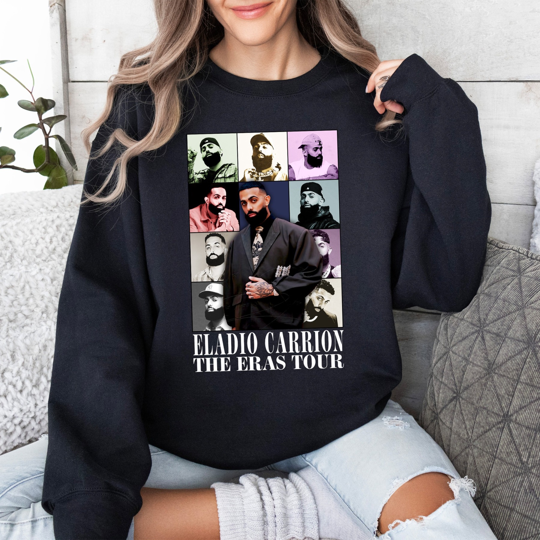 Eladio Carrión The Eras Tour Version Shirt, Eladio Carrión Sweatshirt