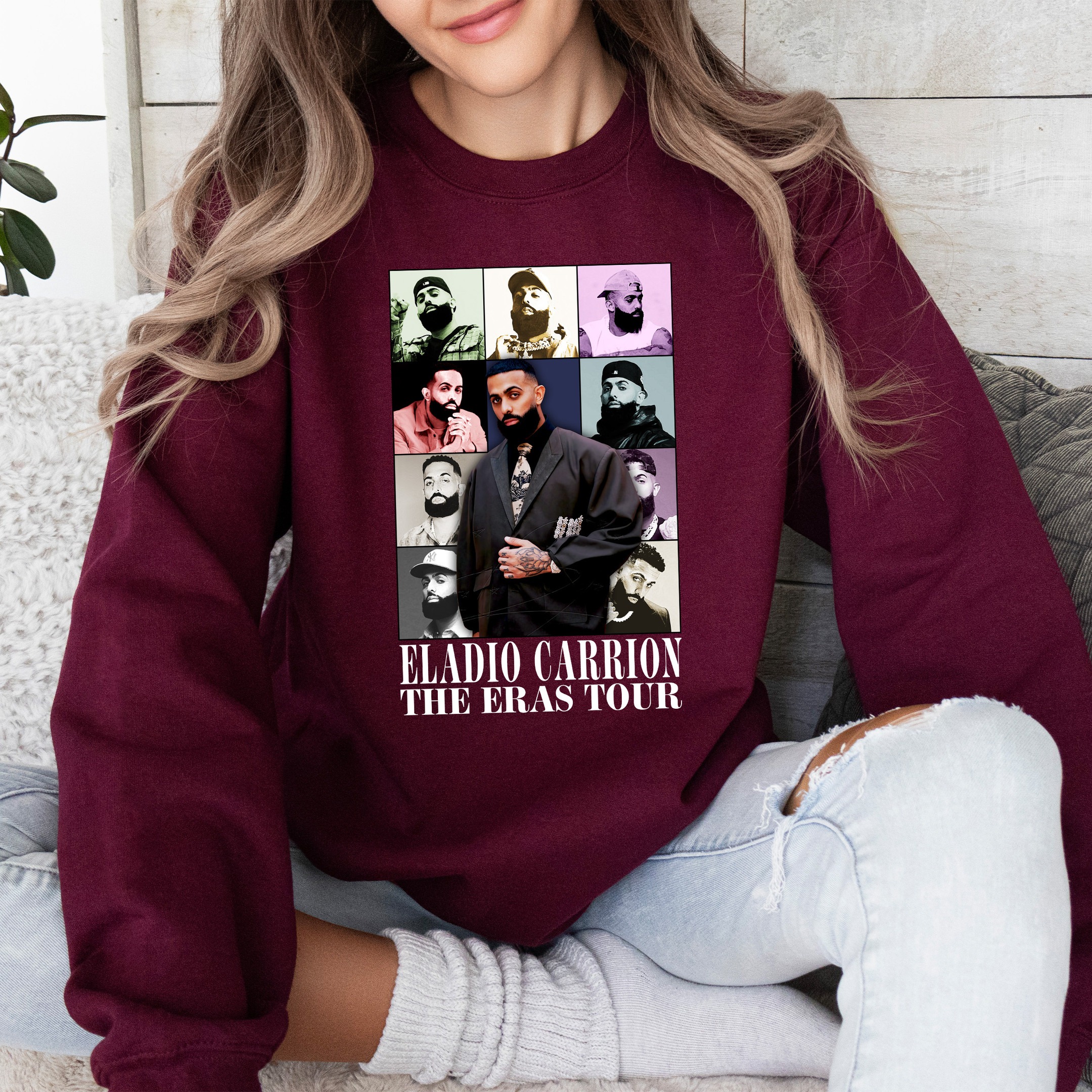 Eladio Carrión The Eras Tour Version Shirt, Eladio Carrión Sweatshirt