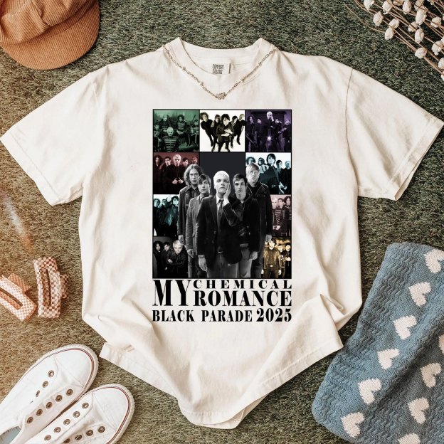 “LONG LIVE THE BLACK PARADE” 2025 tour  MCR shirt