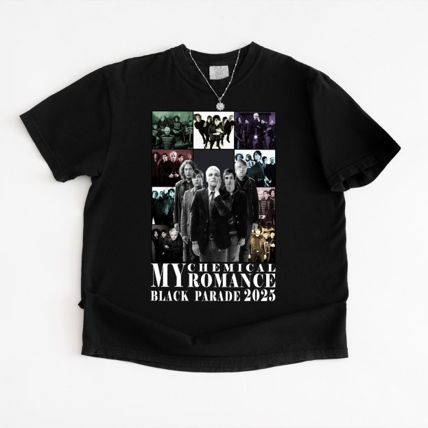 “LONG LIVE THE BLACK PARADE” 2025 tour  MCR shirt