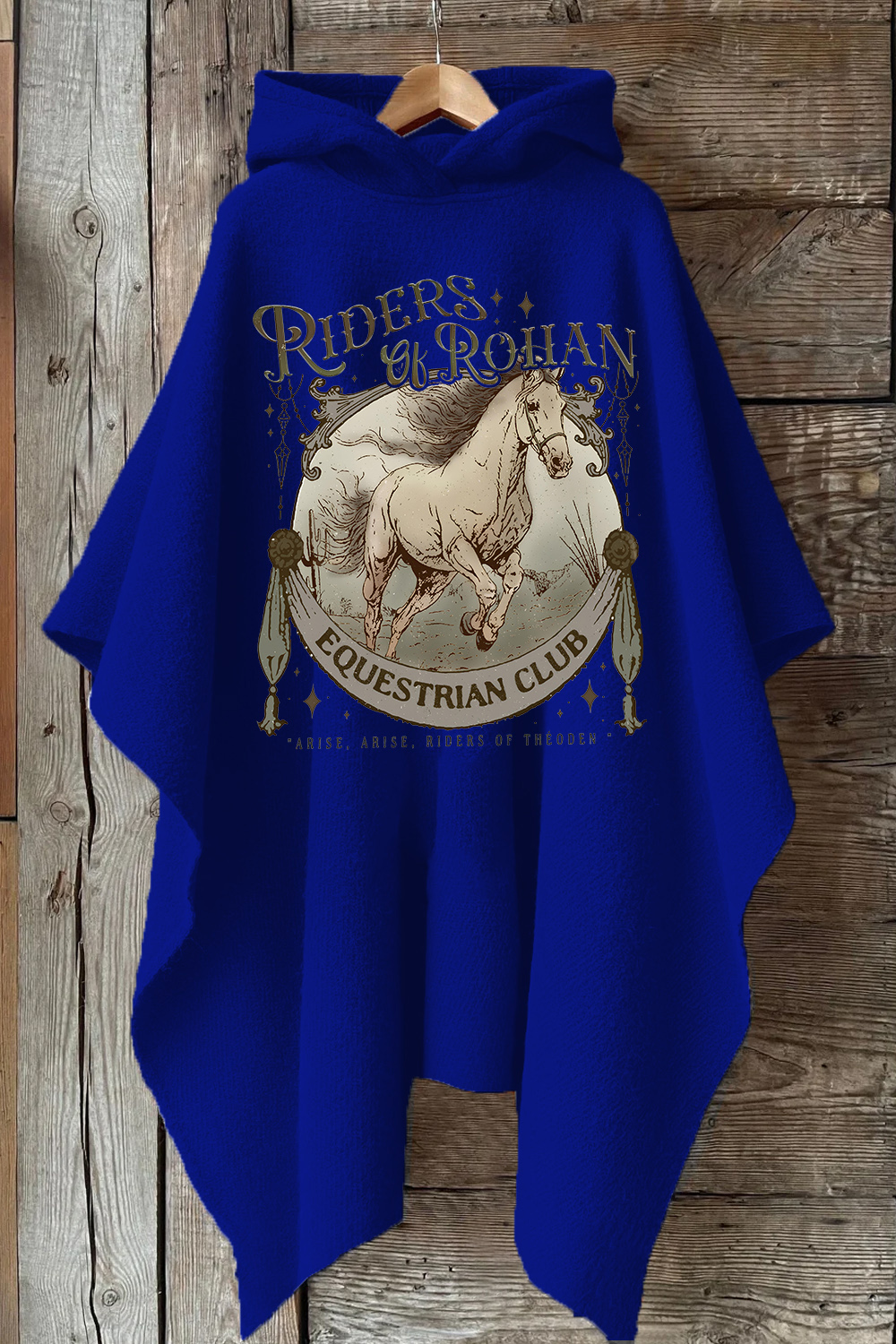 Riders Of Rohan Equestrian Club Hooded Warm Shawl Cape