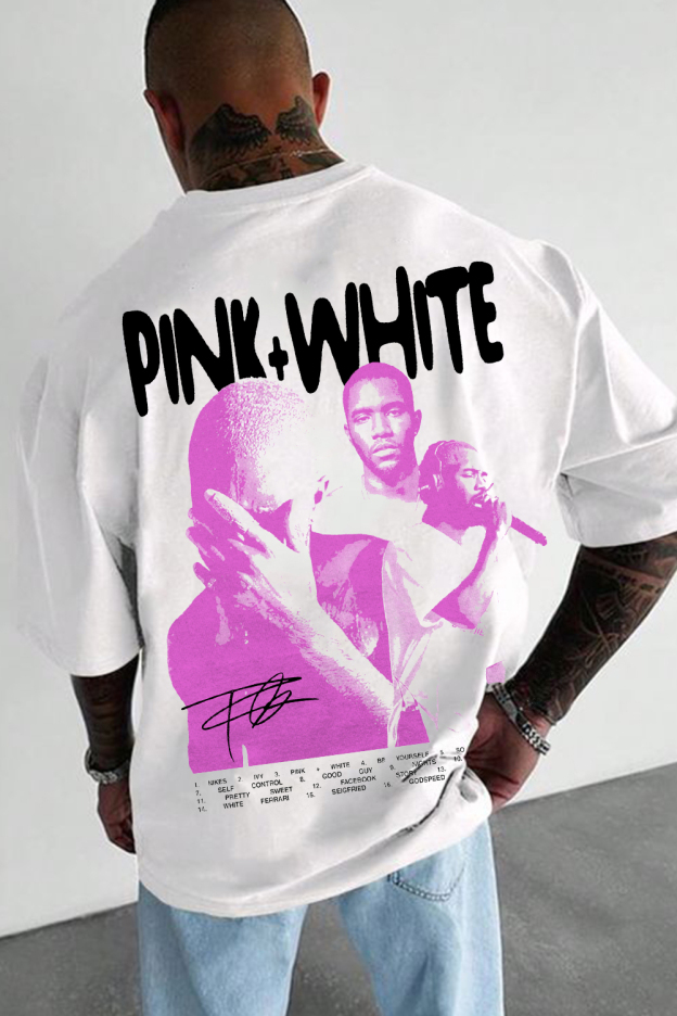 Frank Ocean Pink & White T-shirt