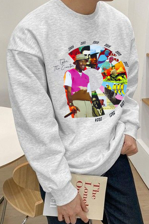 Tyler the creator men's crew neck sweatshirt