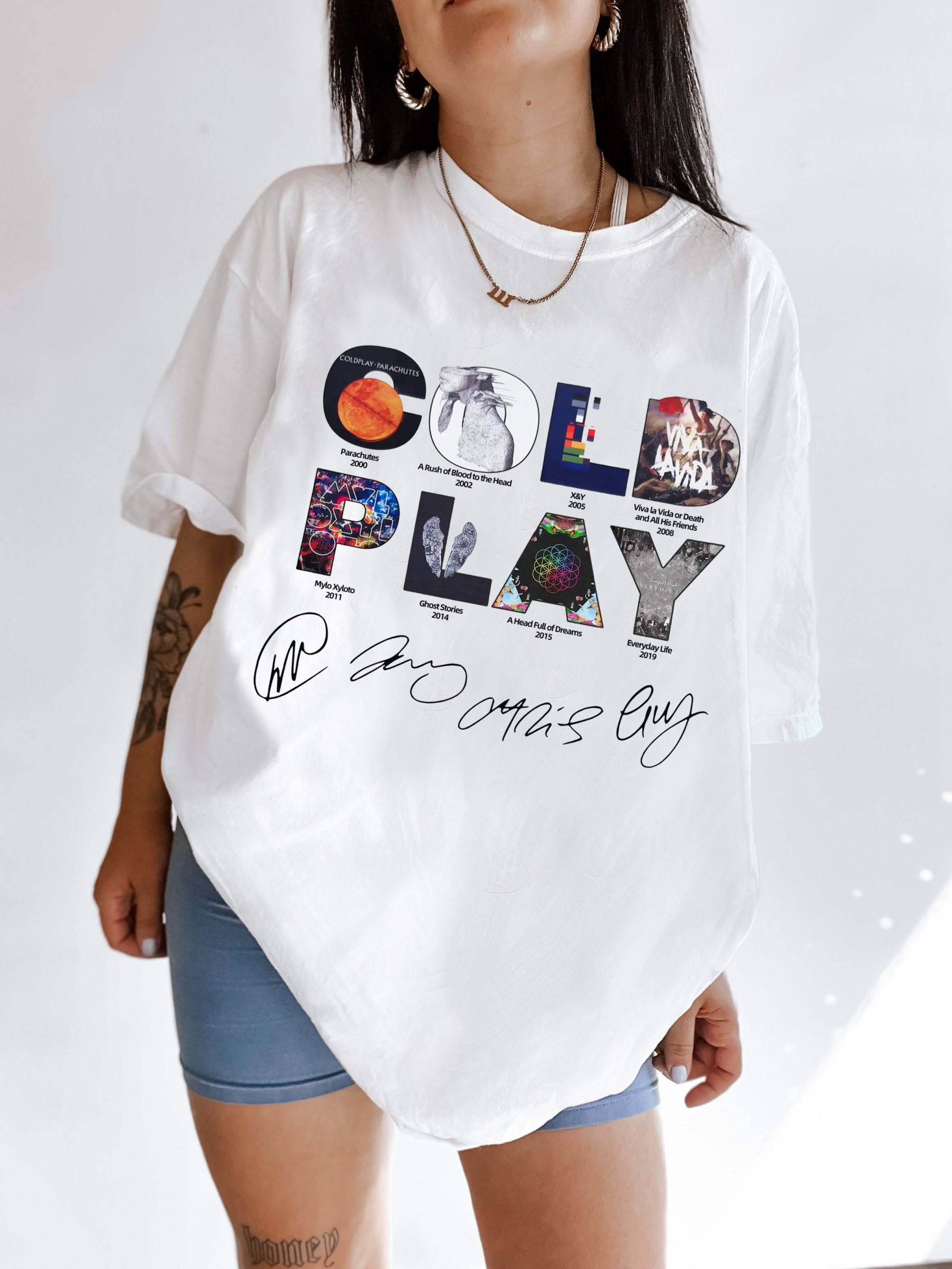 Coldplay shirt for Women