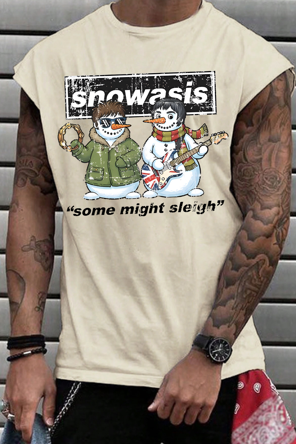 The NEW “Snowasis” Christmas Men Tank