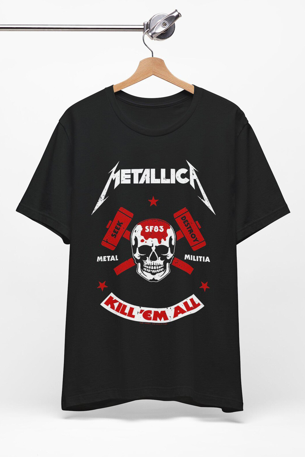Metallic Kill Em All Vintage T-Shirt