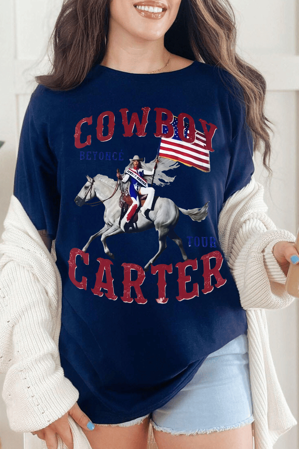Beyoncé Cowboy Carter Merch Tee For Women
