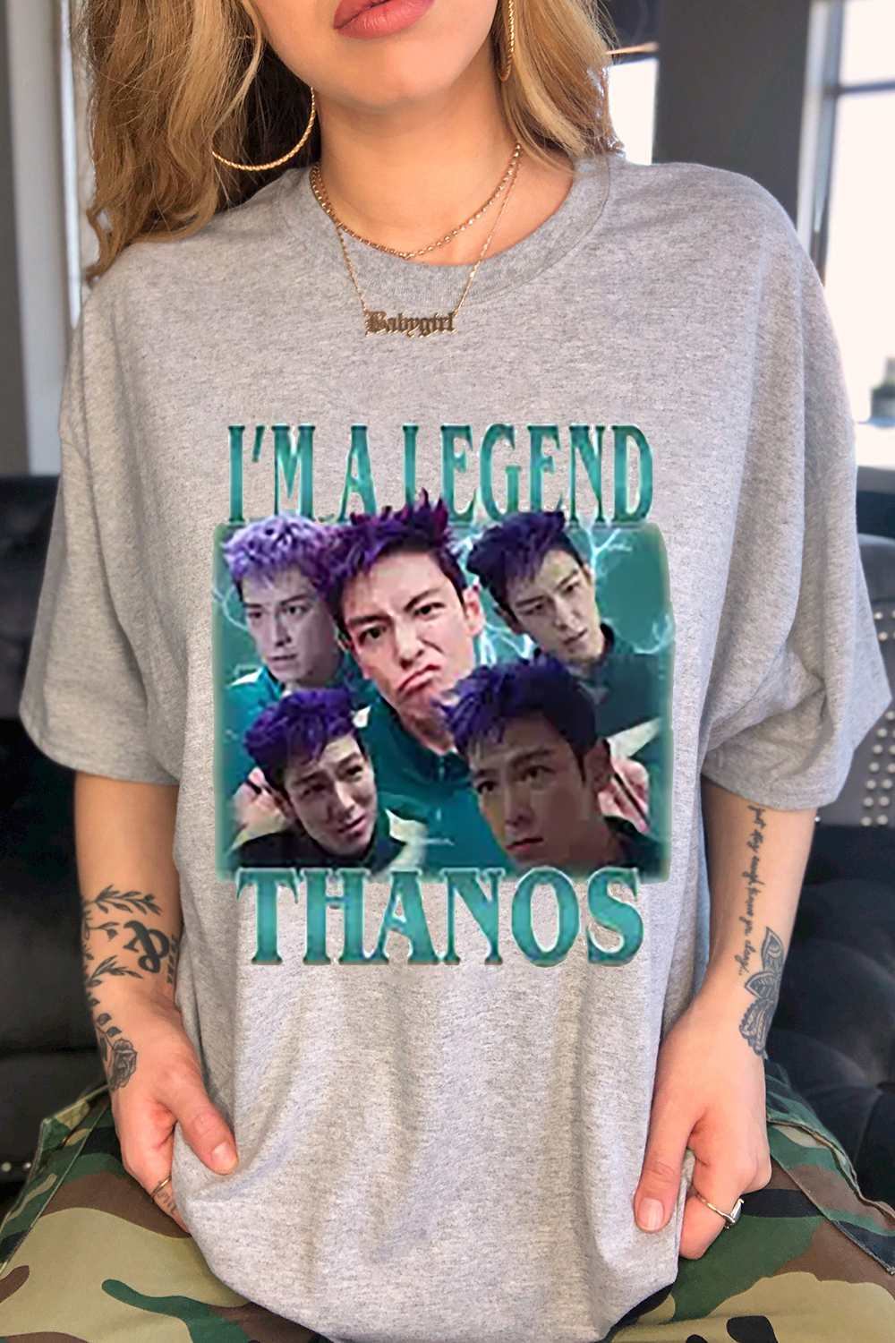 I'M A LEGEND THANOS Squidgame T-shirt