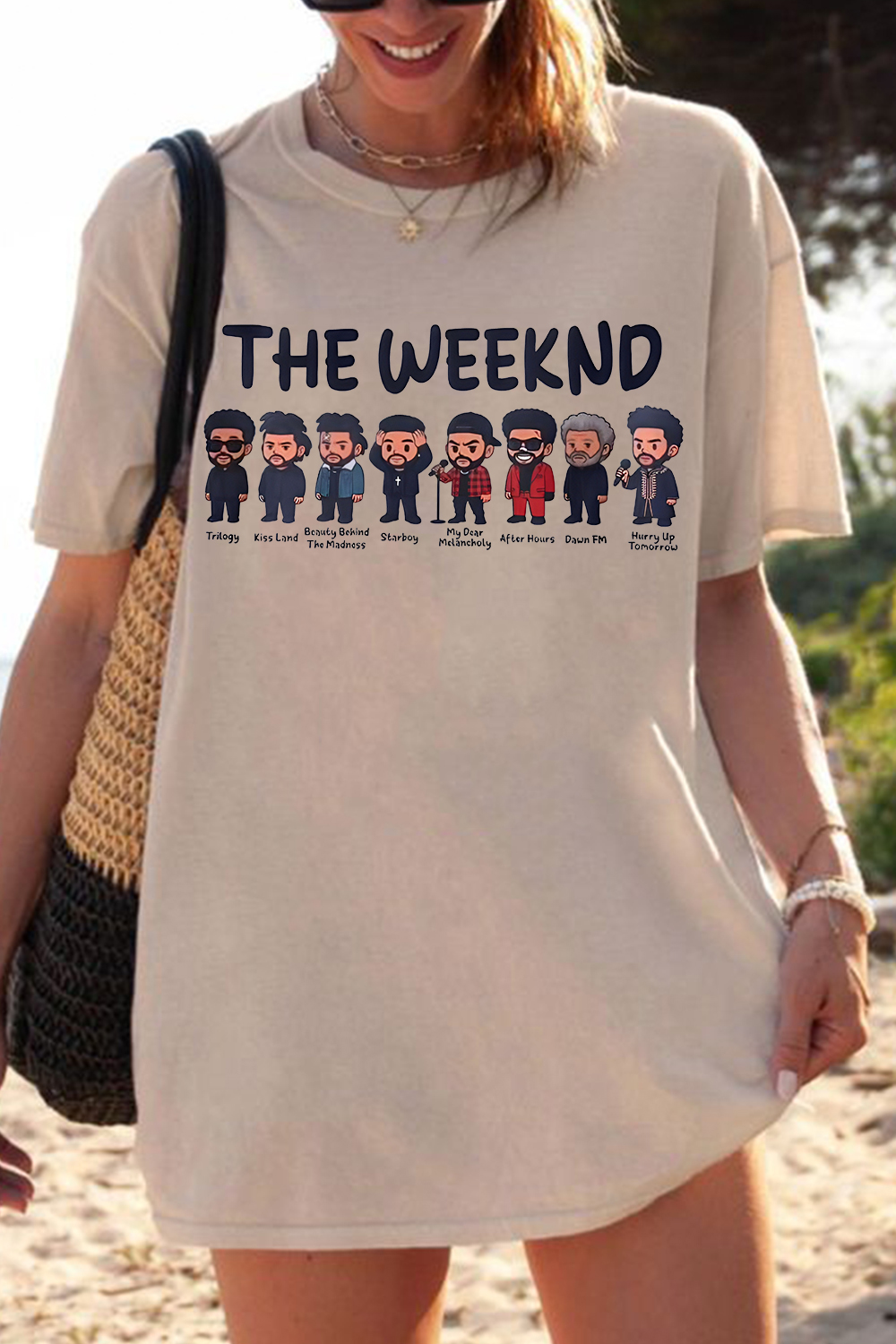 Rock The Weeknd tee and shine brighter for women