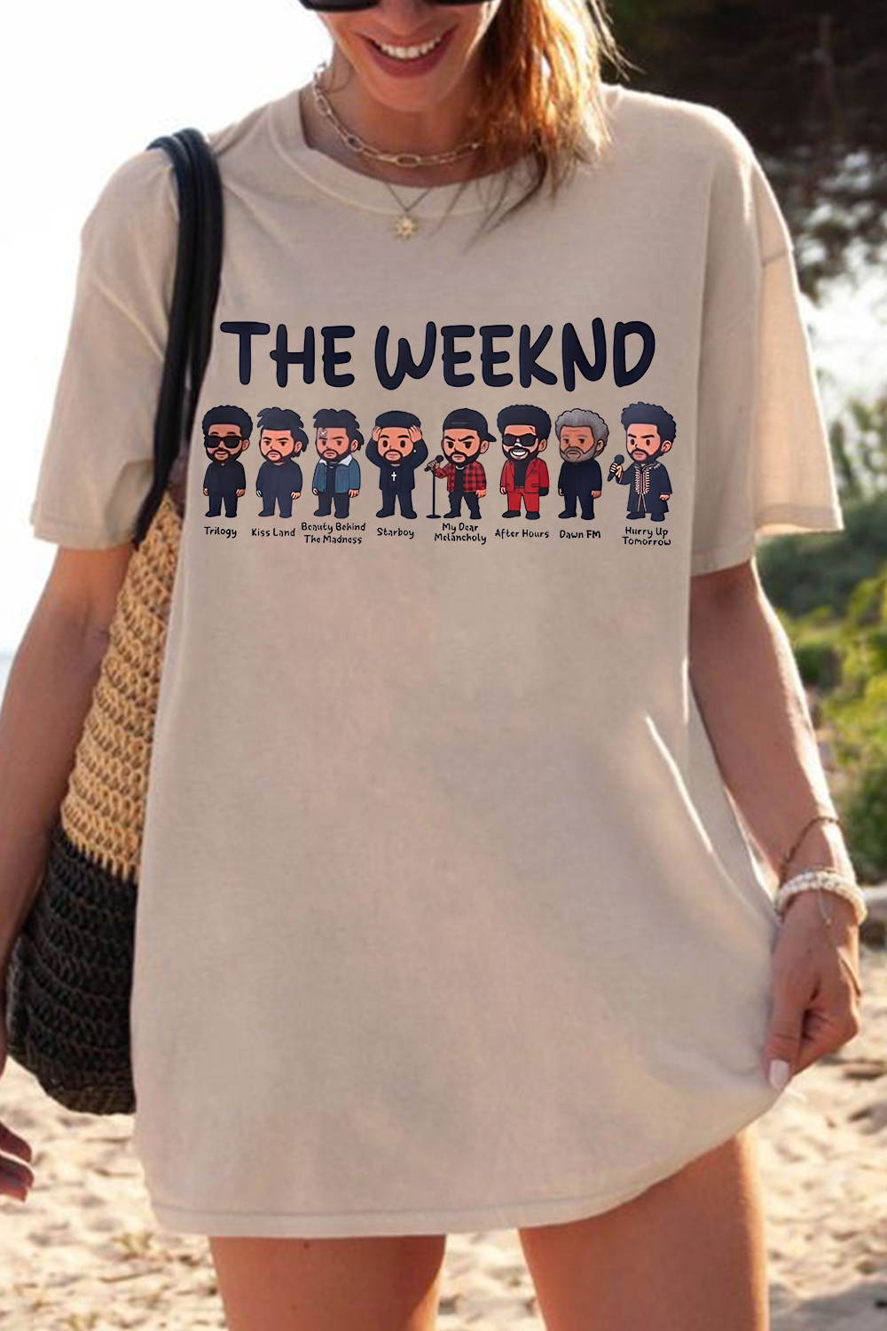 Rock The Weeknd tee and shine brighter for women