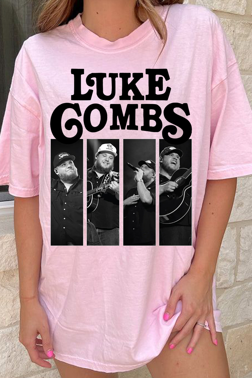 Luke Combs Country Music Tee  For Women